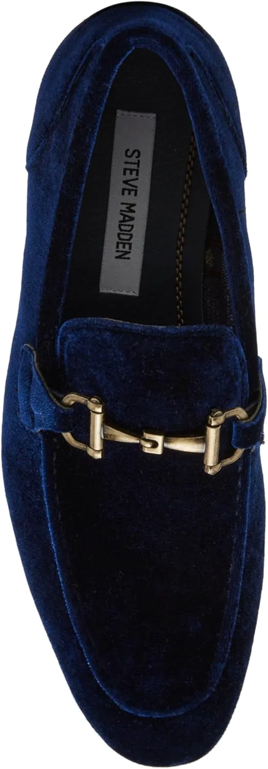 Мужские лоферы Steve Madden Madly, темно-синий — фото 3