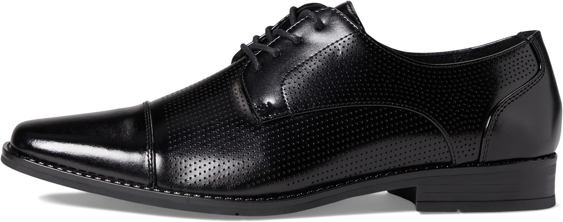 Оксфорды Stacy Adams Kepler Cap Toe Oxford, черный — фото 4