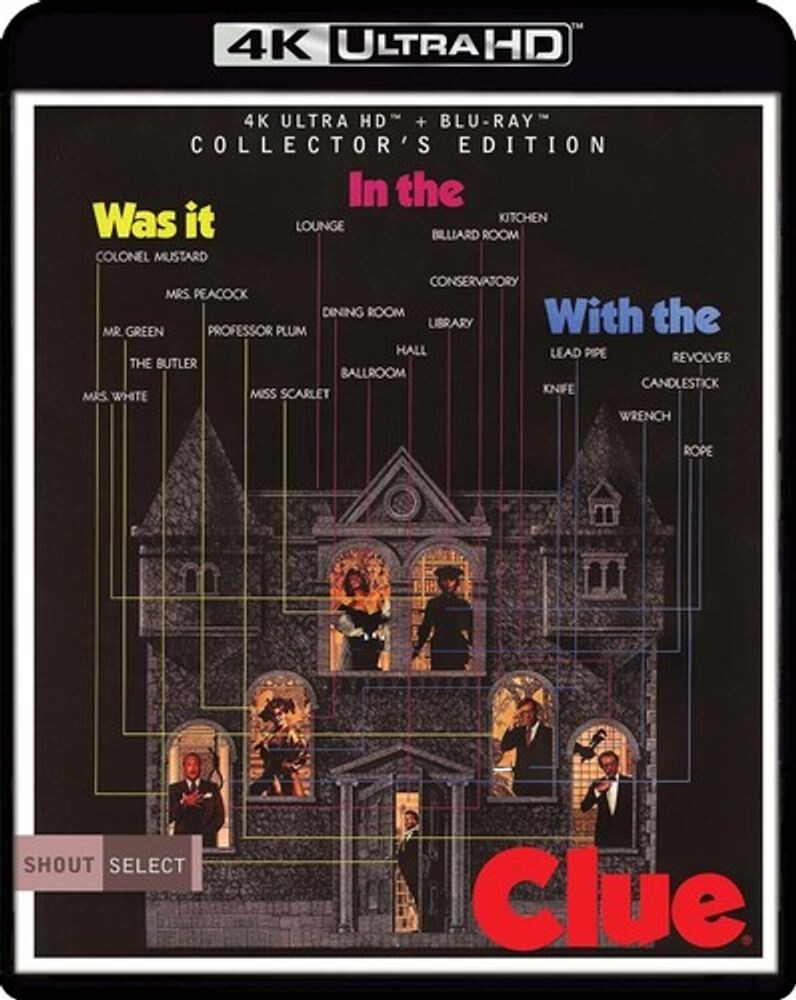 

Диск 4K UHD Clue [1985]