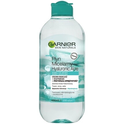 

Мицеллярная очищающая вода с гиалуроновой кислотой и алоэ 400 мл, Garnier