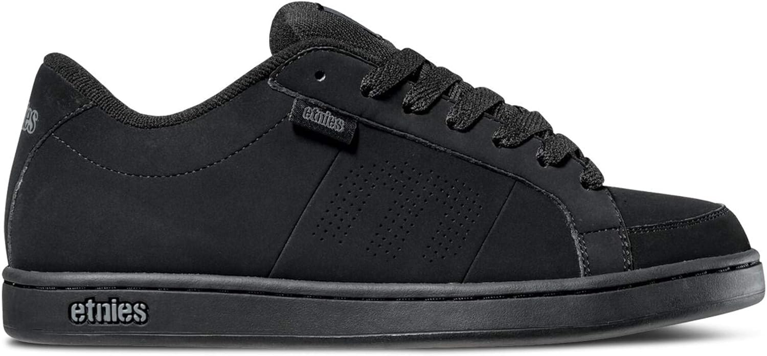 Мужские скейтбордические кроссовки Etnies Kingpin Classic Puffy, экологичные, удобные и прочные, с литой стелькой из EVA, черный — фото 2