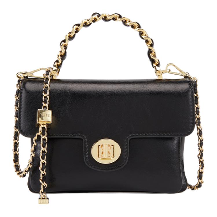 

ELLE Сумка через плечо из натуральной кожи коровы, кроссбоди, женская, белая/черная