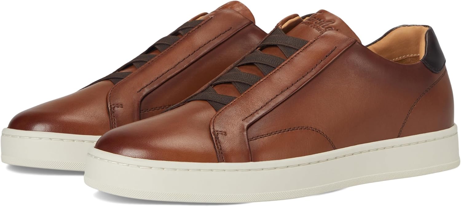 

Мужские слипоны Florsheim Monopoli с эластичной шнуровкой от носка до пятки, Cognac