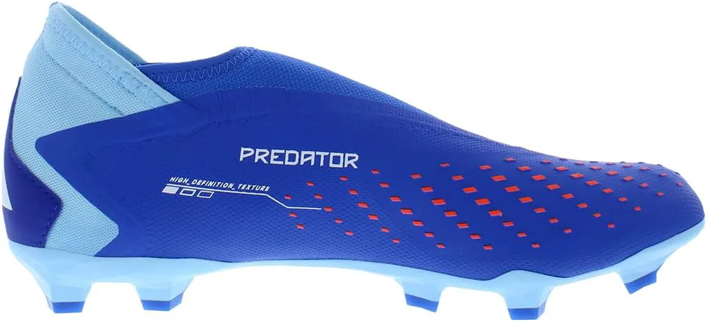 Футбольные бутсы Adidas Predator 18.4 FxG для мальчиков, белый/синий — фото 2