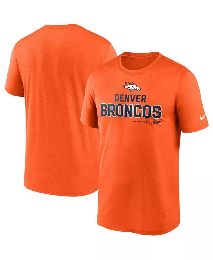 

Мужская оранжевая футболка с надписью «Denver Broncos Legend Community Performance» Nike