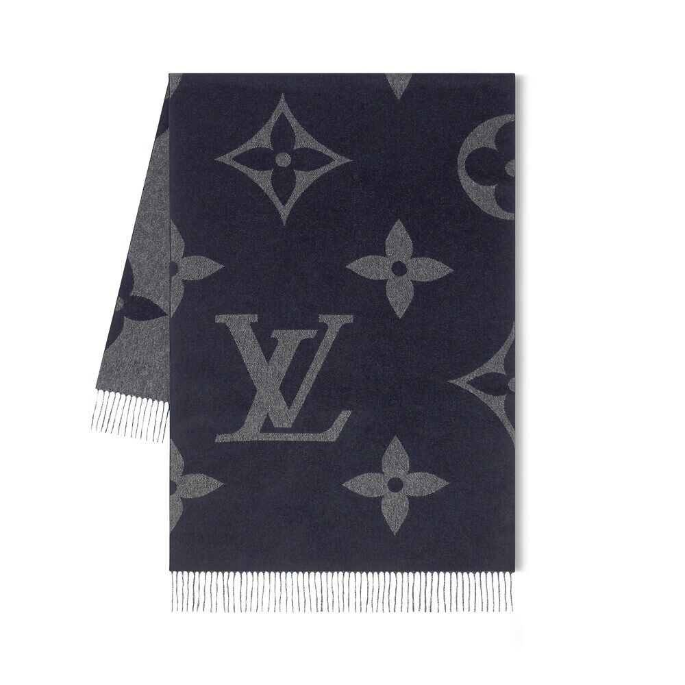 

Монограмма гигантский шарф Louis Vuitton, синий