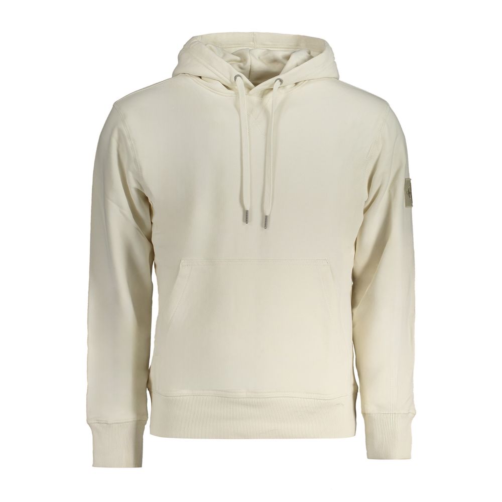 

Белый хлопковый свитер Calvin Klein