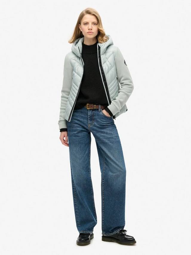 Штормовая флисовая куртка с капюшоном Superdry, цвет Puritan Grey — фото 2