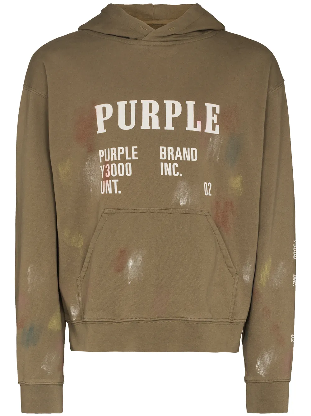 

Худи с логотипом Purple Brand, зеленый
