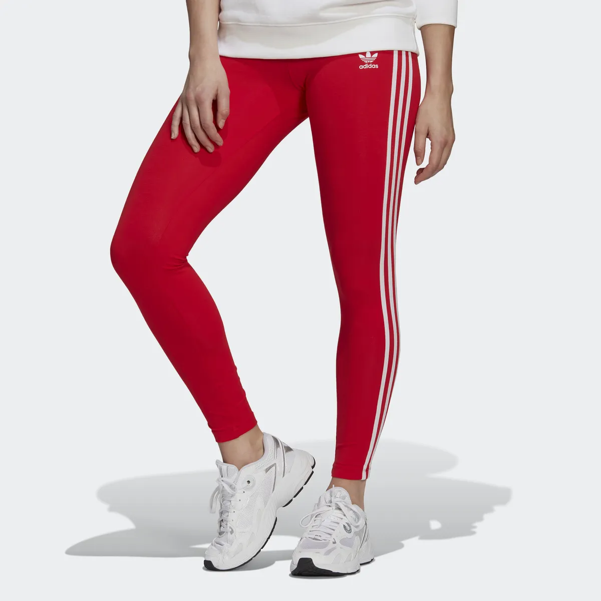 

Леггинсы Adidas Originals "ADICOLOR CLASSICS 3-STRIPES" (1 шт.), красный