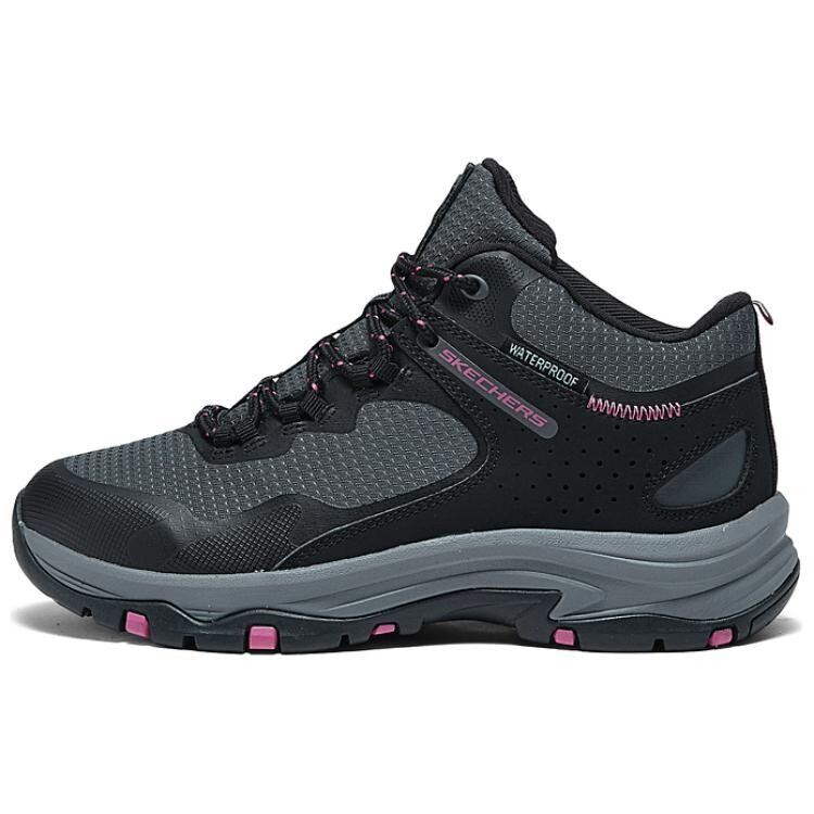 

OUTDOOR Кроссовки женские среднего размера, цвет черный/розовый Skechers