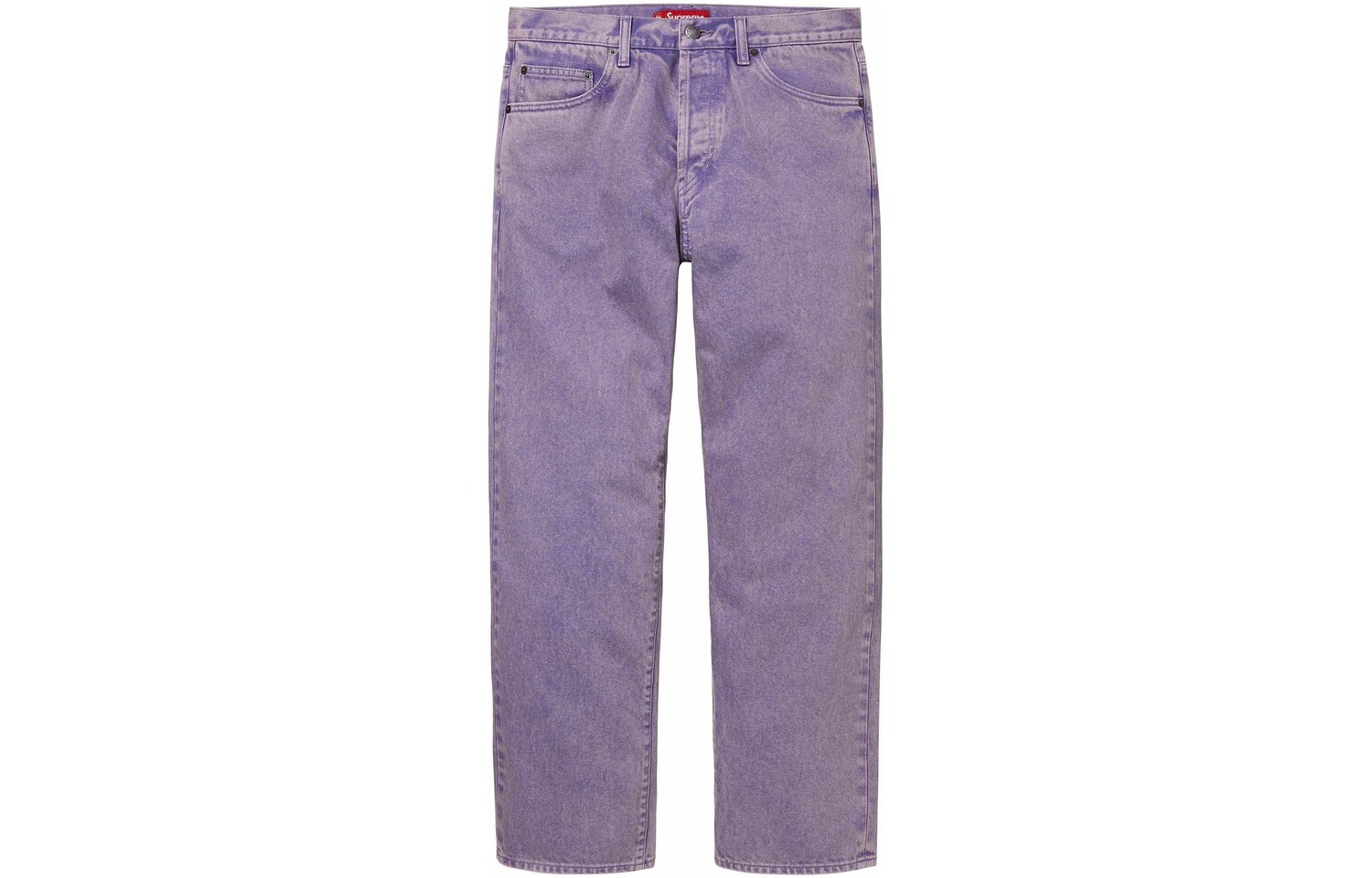 

SS24 Джинсы унисекс Supreme, цвет Lavender/Lavender