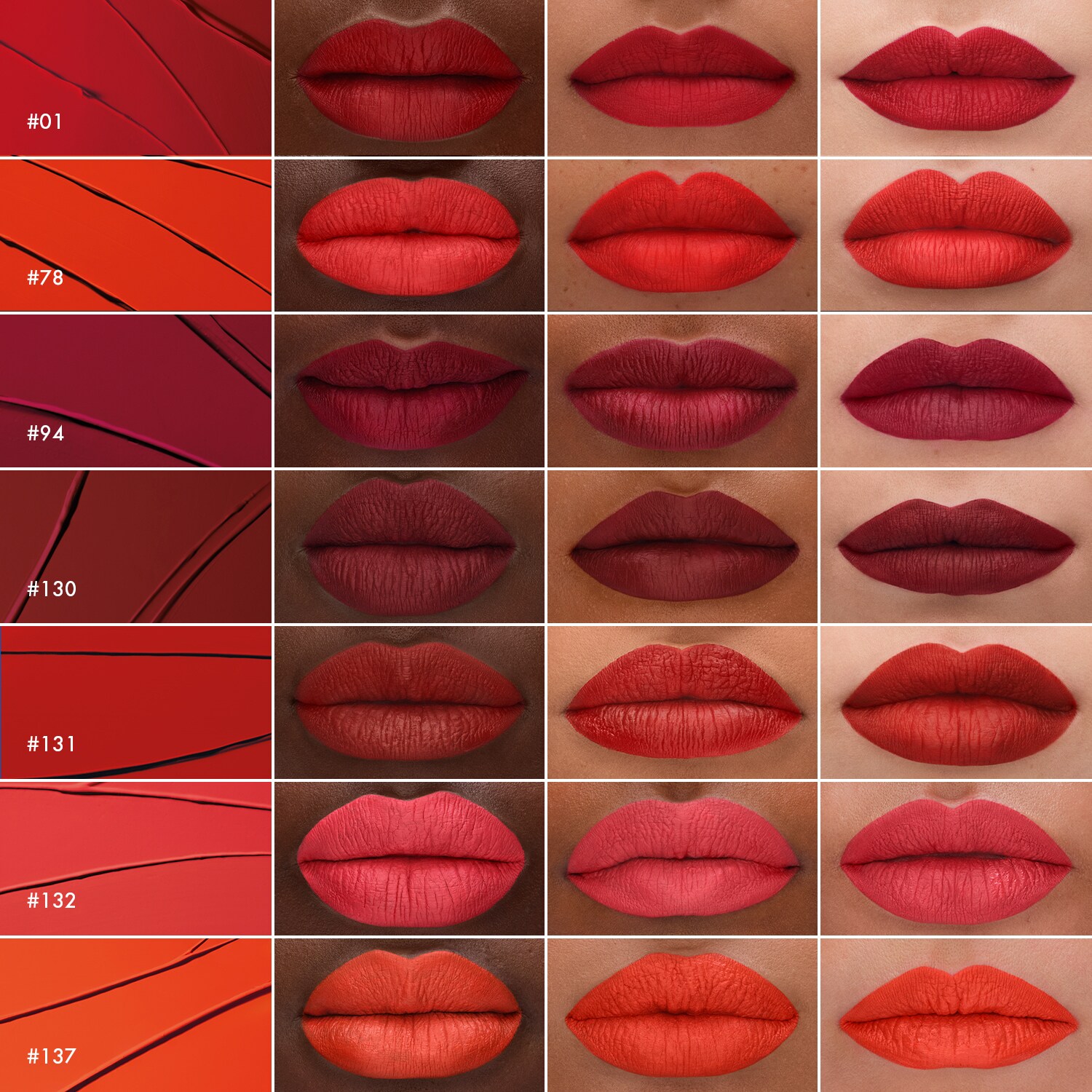 Жидкая матовая помада Cream Lip Stain - Samtiger kussechter Lippenstift Sephora Collection, 127 Frozen Pomegranate (5 ml) — фото 4