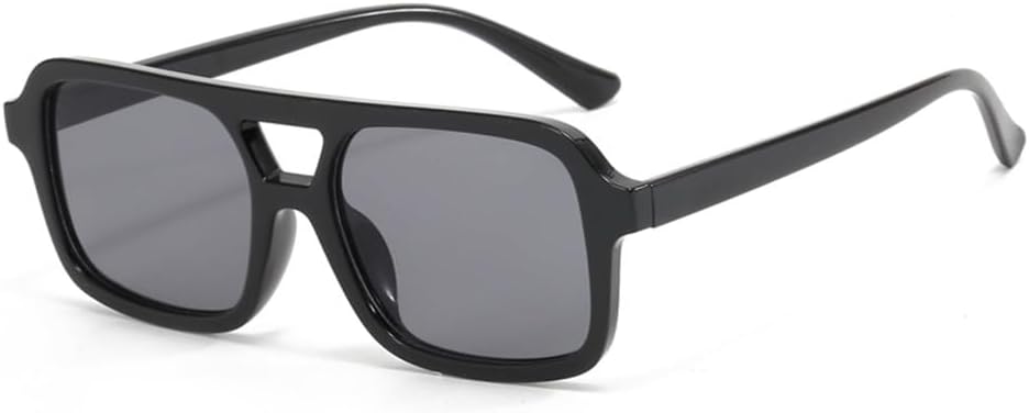 

Солнцезащитные очки с индивидуальной маленькой оправой, в стиле ретро, ​​модные солнцезащитные очки, защита от УФ-излучения в эпоху Y2K, очки для активного отдыха на открытом воздухе, FEMA KTUCN, Black Grey