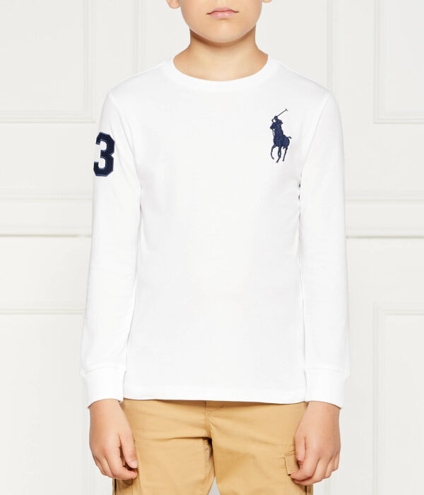 

Лонгслив Polo Ralph Lauren Slim Fit, белый