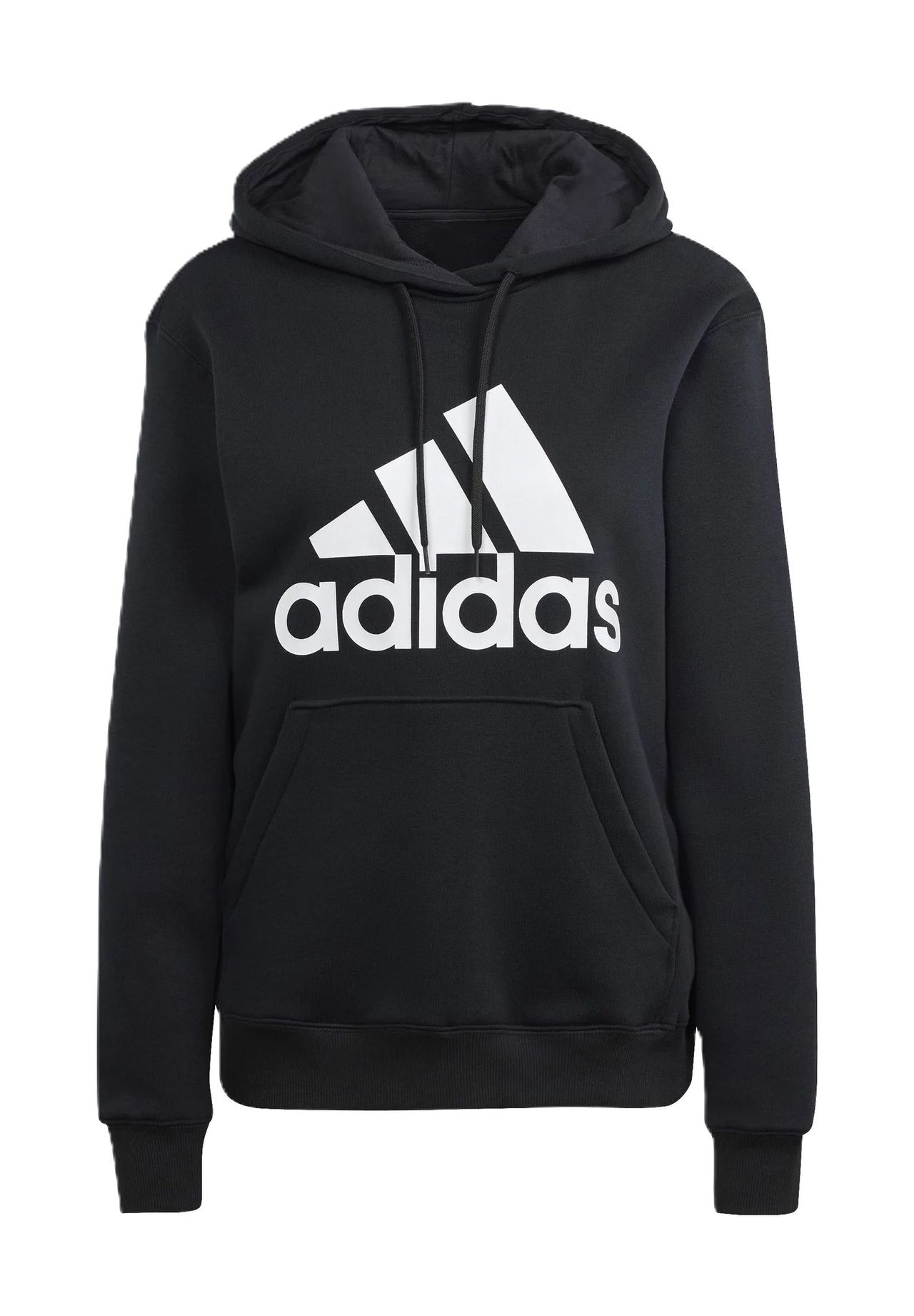 

Толстовка с логотипом, карманом-кенгуру, для женщин Adidas, цвет Black/ White