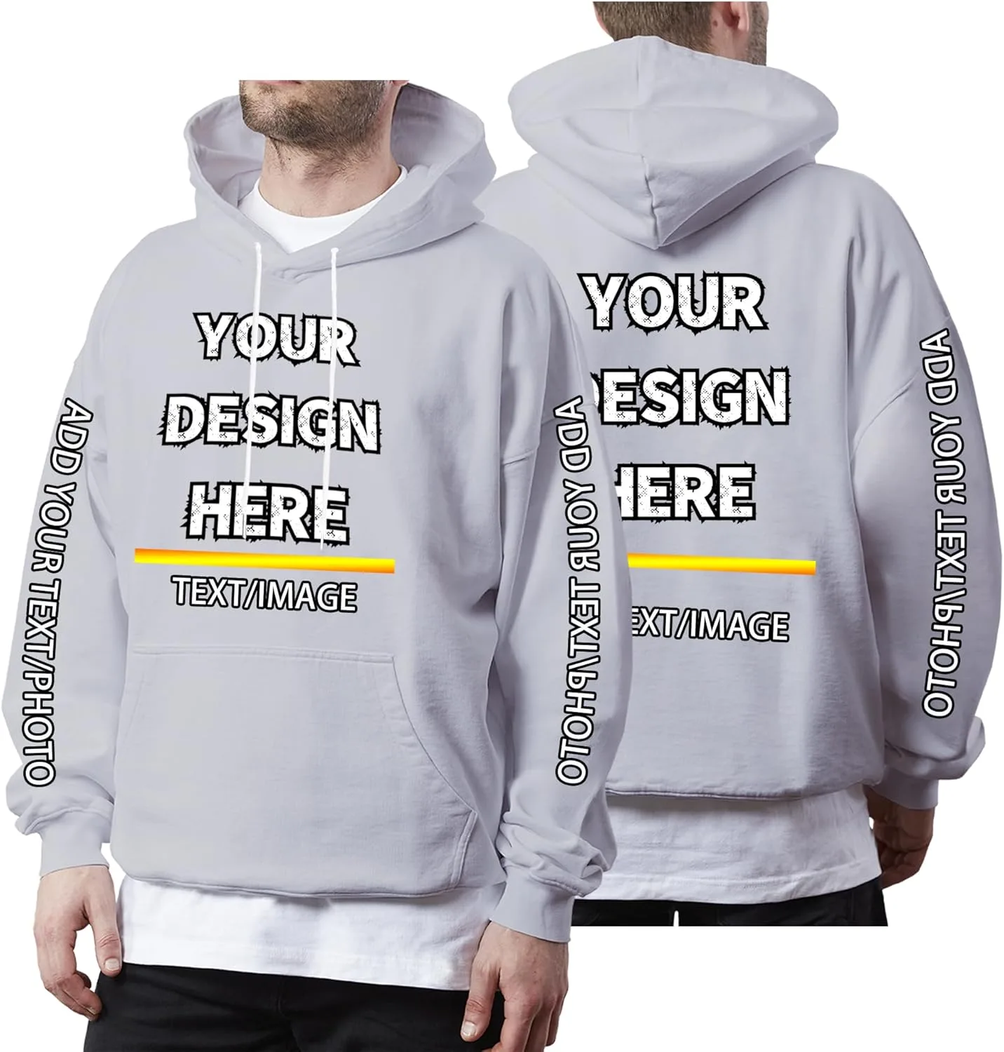 

Капюшон с капюшоном Unisex Custom Casual для осени и зимы