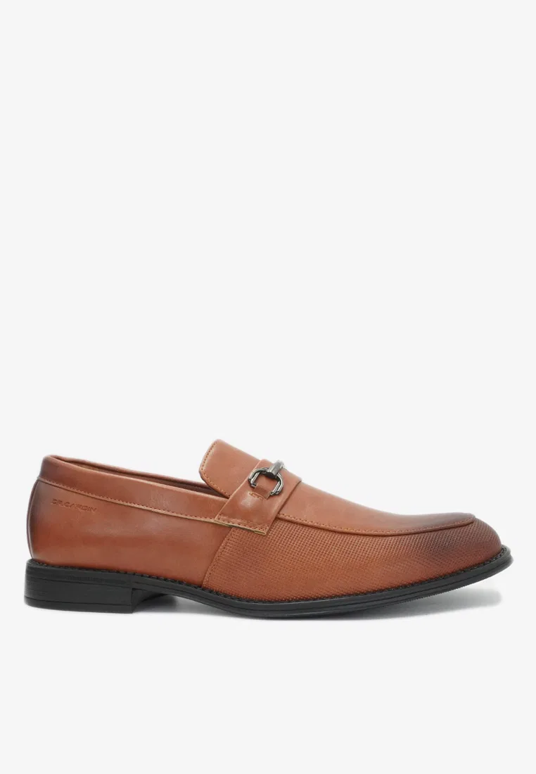 Мужские формальные туфли, slip-on, искусственная кожа, модель YOO-6771, Dr Cardin Dr. Cardin, коньячный