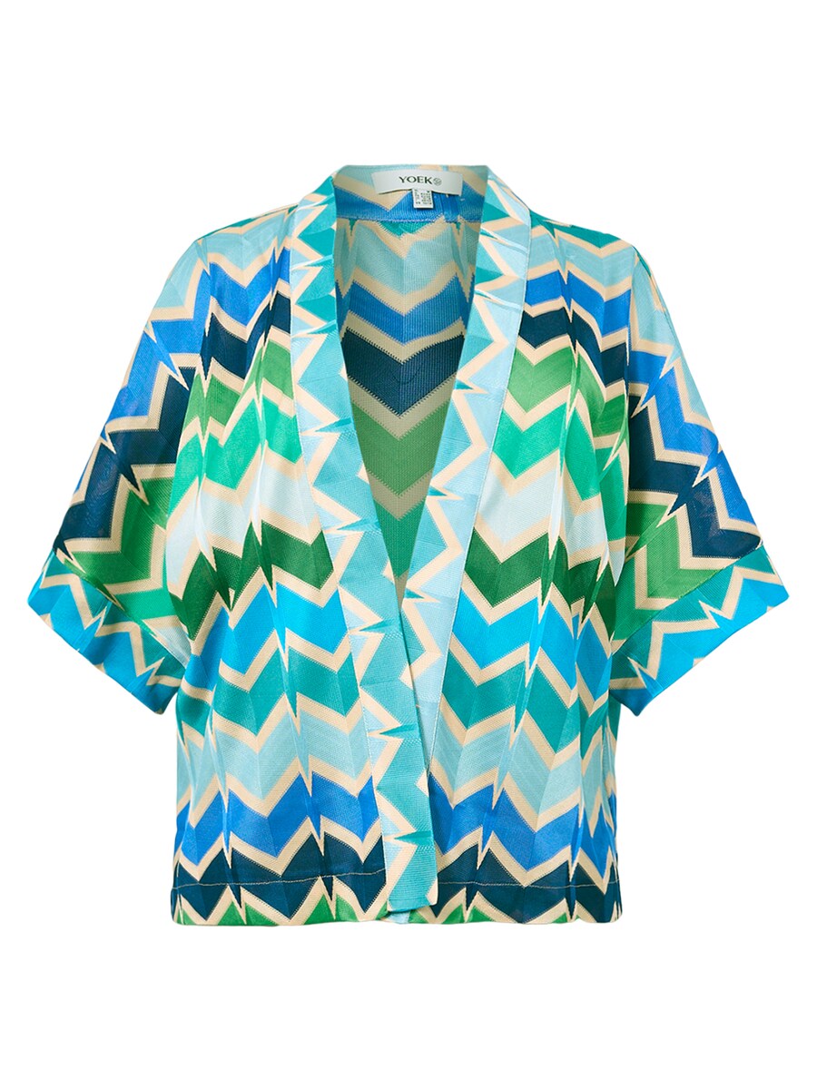 

Вязаный кардиган YOEK Gardenia, Blue/Light blue