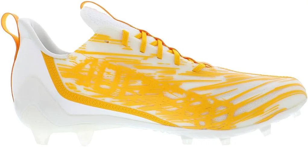 Футбольные бутсы Adidas Adizero для мужчин, белый/желтый — фото 4