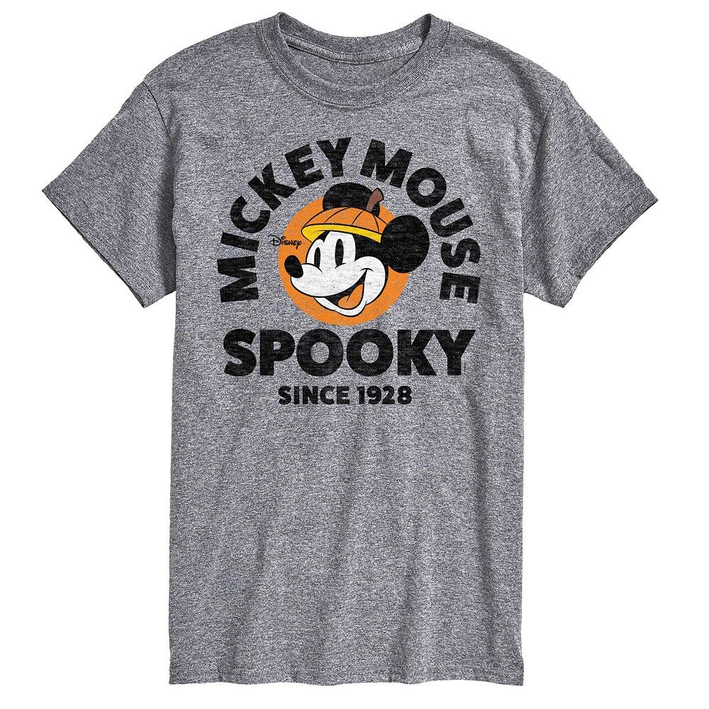 

Мужская футболка с изображением Микки Мауса Disney's Spooky с 1928 года, серый