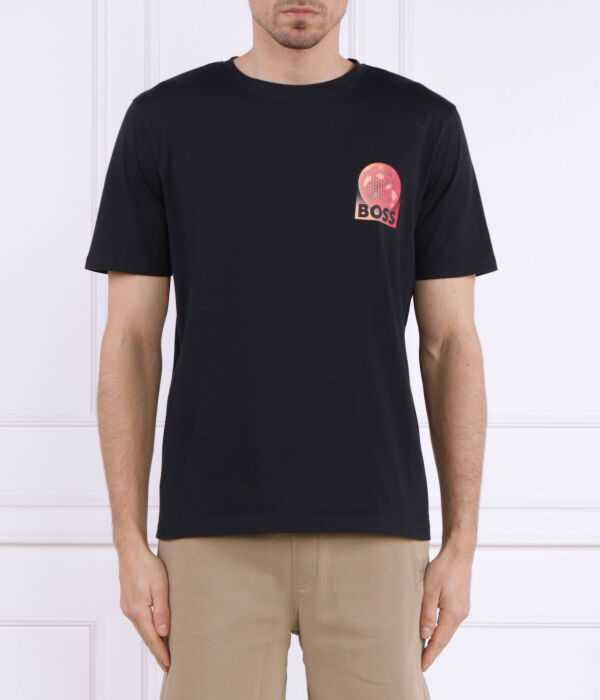 

Футболка мужская Boss Orange с рисунком, черный
