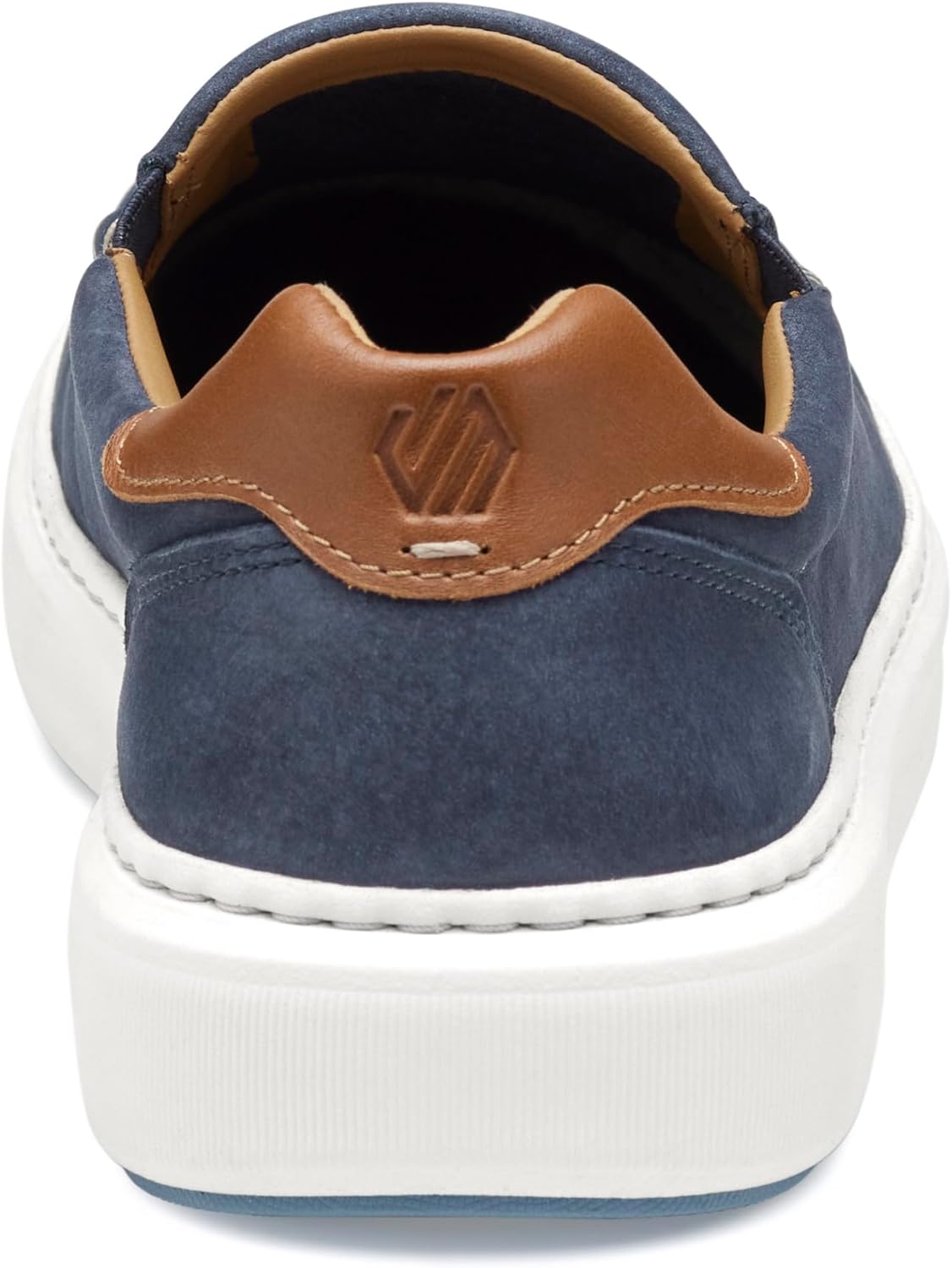 Мужские слипоны Johnston Murphy Anders Moc Toe Johnston & Murphy, Navy Nubuck — фото 3