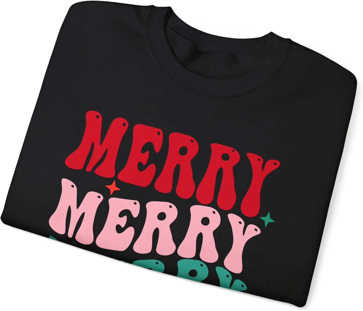 Рождественский свитшот Merry Merry Merry — фото 3