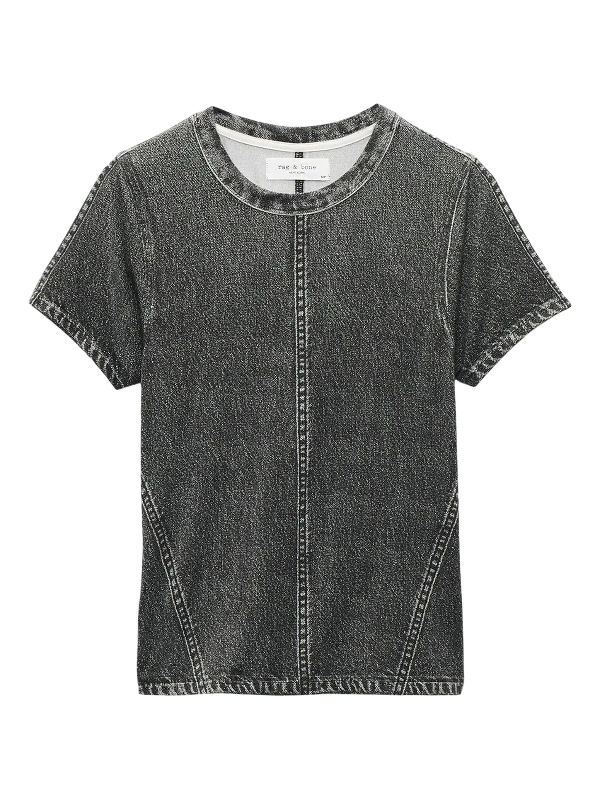 

Футболка с круглым вырезом Rag & Bone, черный