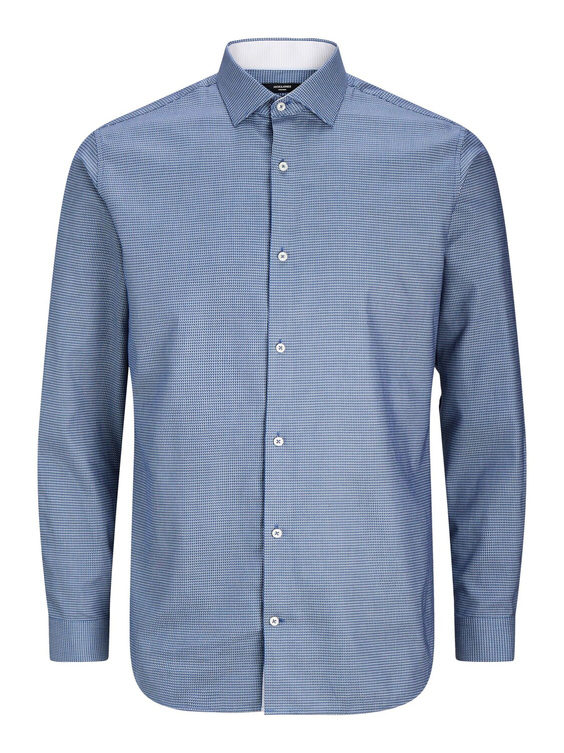 

JACK & JONES Рубашка 'JPRBLParker' в цвете Gentian, приталенная, на пуговицах