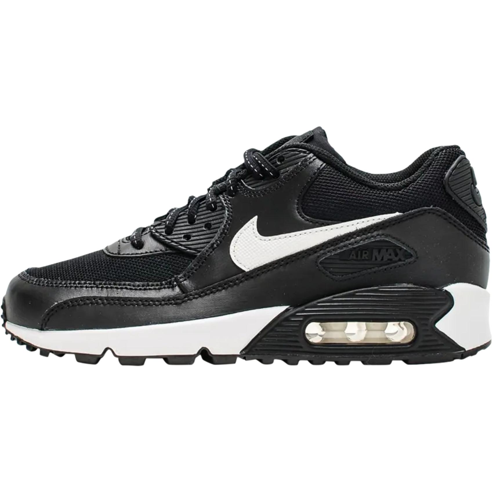 

Nike Air Max 90 Low top детские повседневные кроссовки Black для подростков