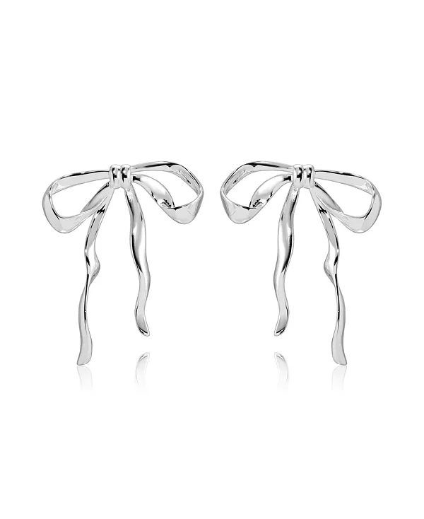 

Серьги-Капельки в форме банта Ettika, silver