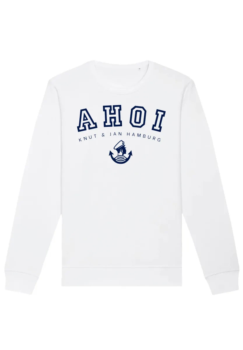 

Толстовка F4NT4STIC "Ahoy Knut & Jan Hamburg", принт, белый