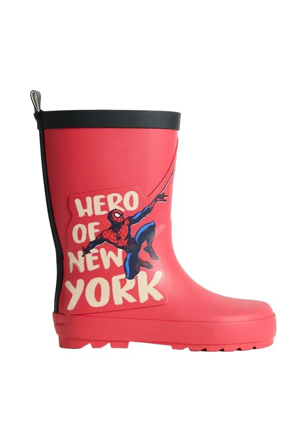 Резиновые сапоги Spiderman Marks & Spencer, красный микс