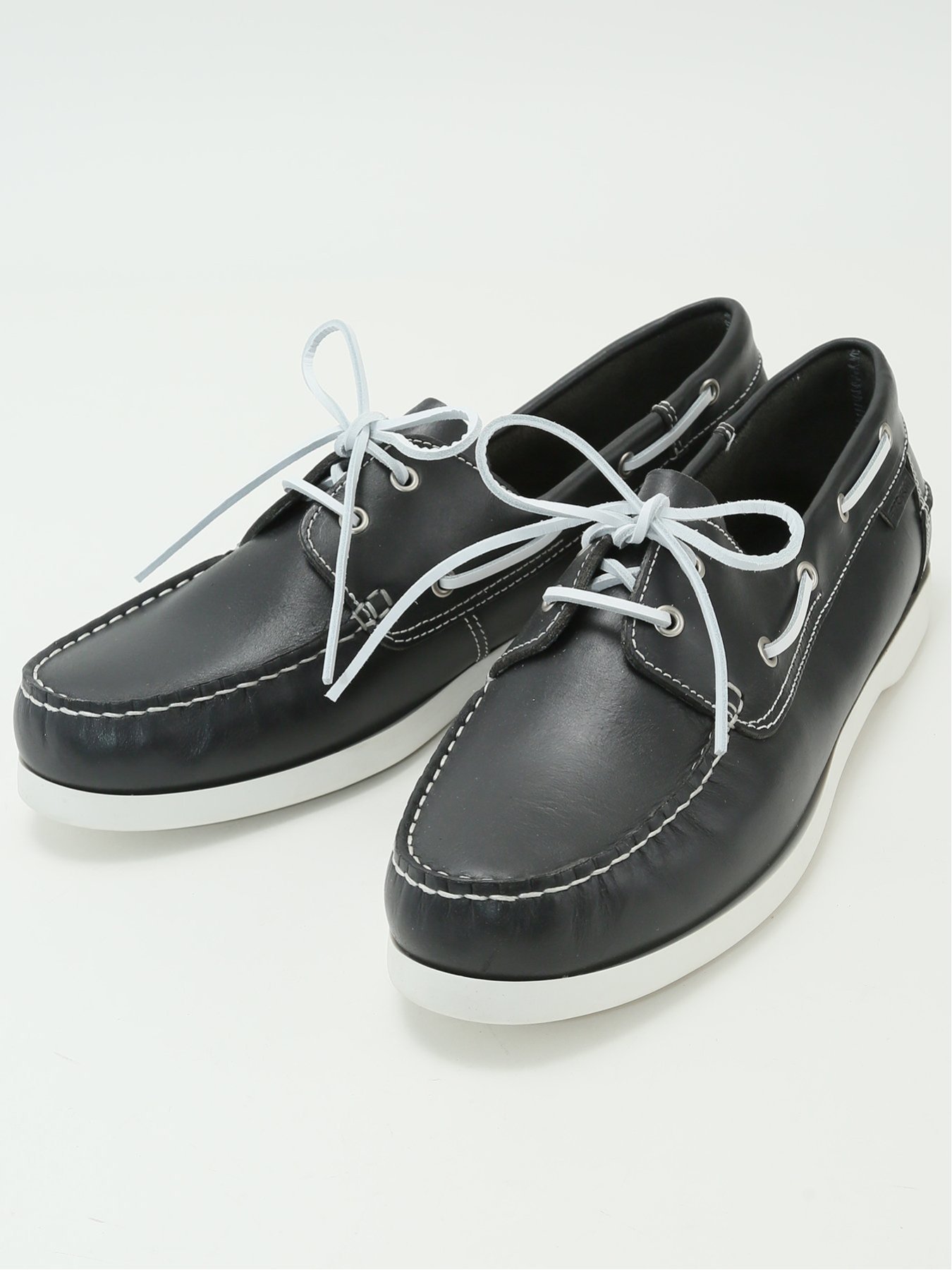 Кожаные палубные туфли STORM Grand-Back, 75 Navy