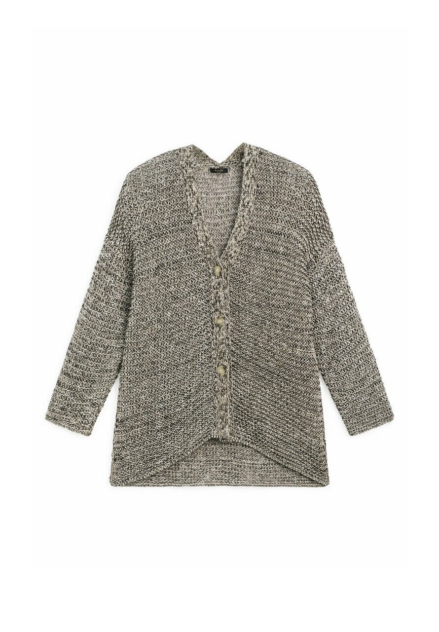 

Кардиган Flecked With Buttons Massimo Dutti, бежевый