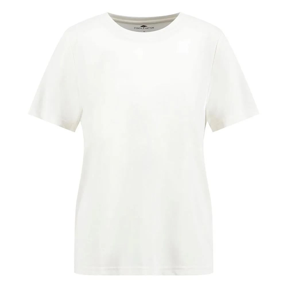 

Футболка с коротким рукавом Fynch Hatton 24126235 Modal, белый