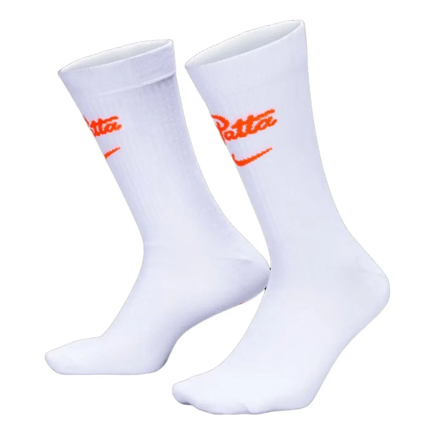 Мужские носки из хлопка с принтом Nike x Netherlands x Patta Cryoshot Everyday Essential, белый