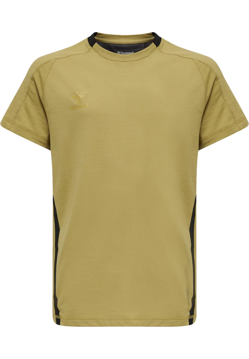 Детская футболка с коротким рукавом hmlCIMA XK T-SHIRT S/S KIDS Hummel, Gold — фото 2