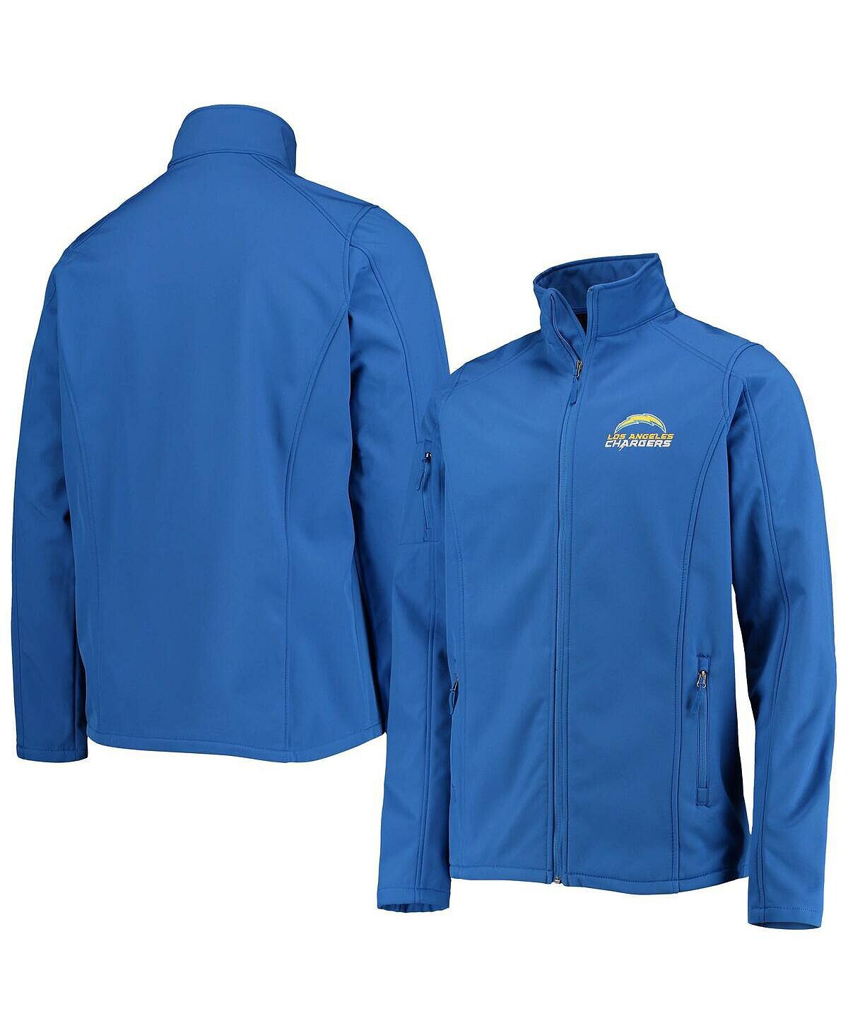 

Мужская куртка royal los angeles chargers big and tall sonoma softshell с молнией во всю длину Dunbrooke