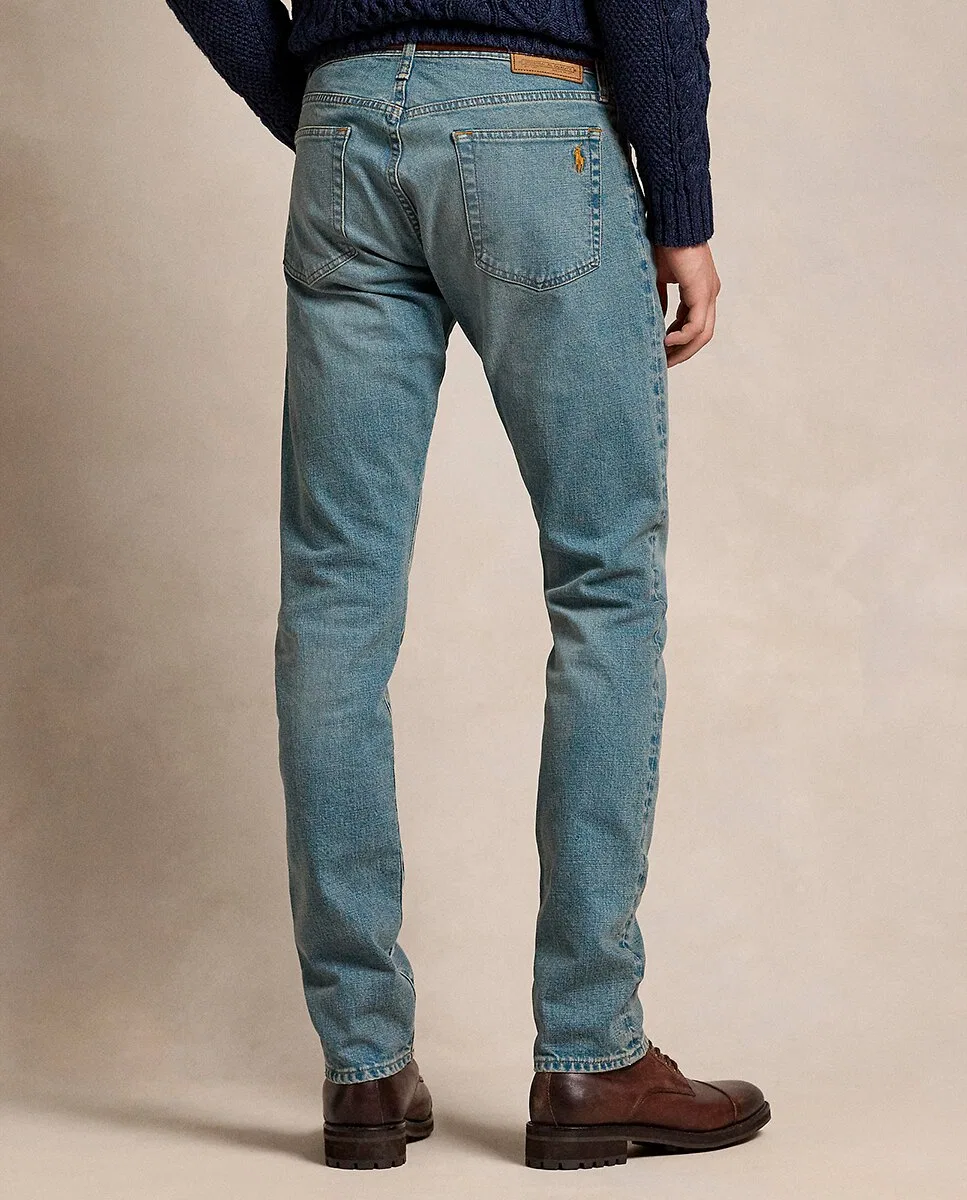 Мужские джинсы, Sullivan Slim Fit Elásticos, Polo Ralph Lauren, Azul Loft — фото 3