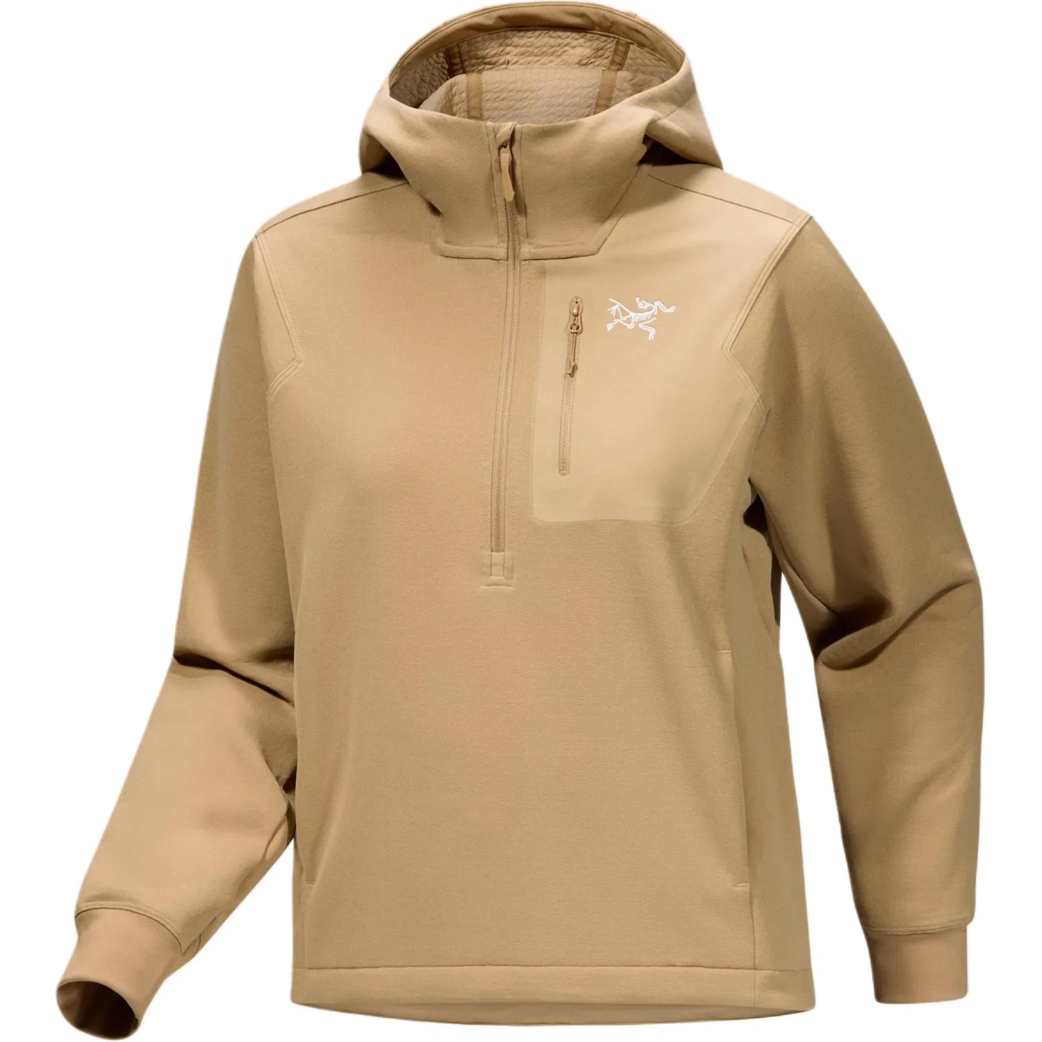 Женский свитшот с длинным рукавом AESTAS Arcteryx, Elegant Brown/Rune — фото 4