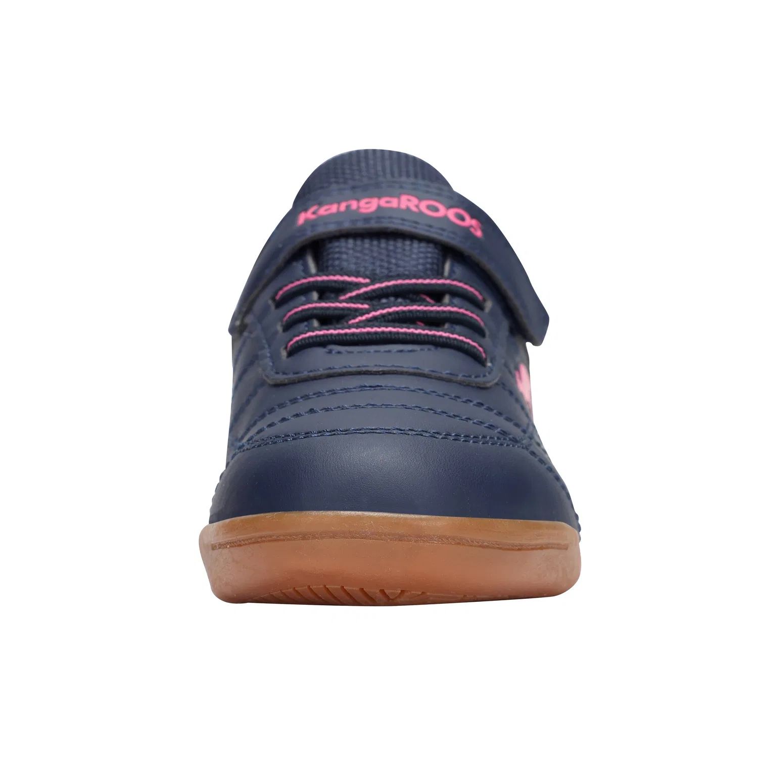 Детские кроссовки с инновационной системой ROOSFit 2.0 KangaROOS, Navy Blue/Pink — фото 4
