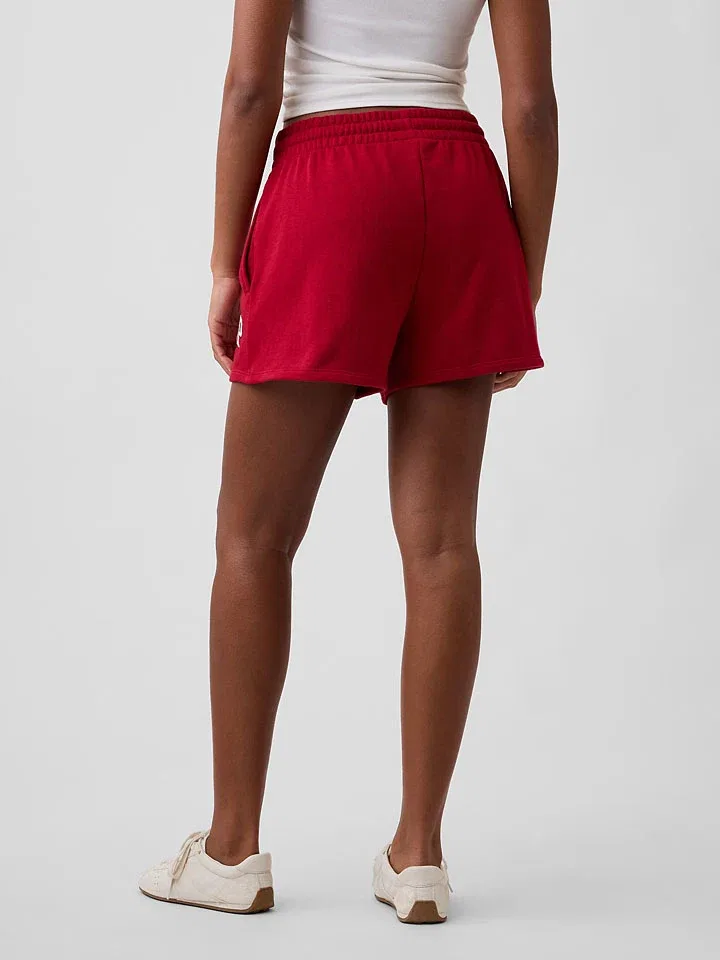Женские свободные шорты GAP, Red — фото 3