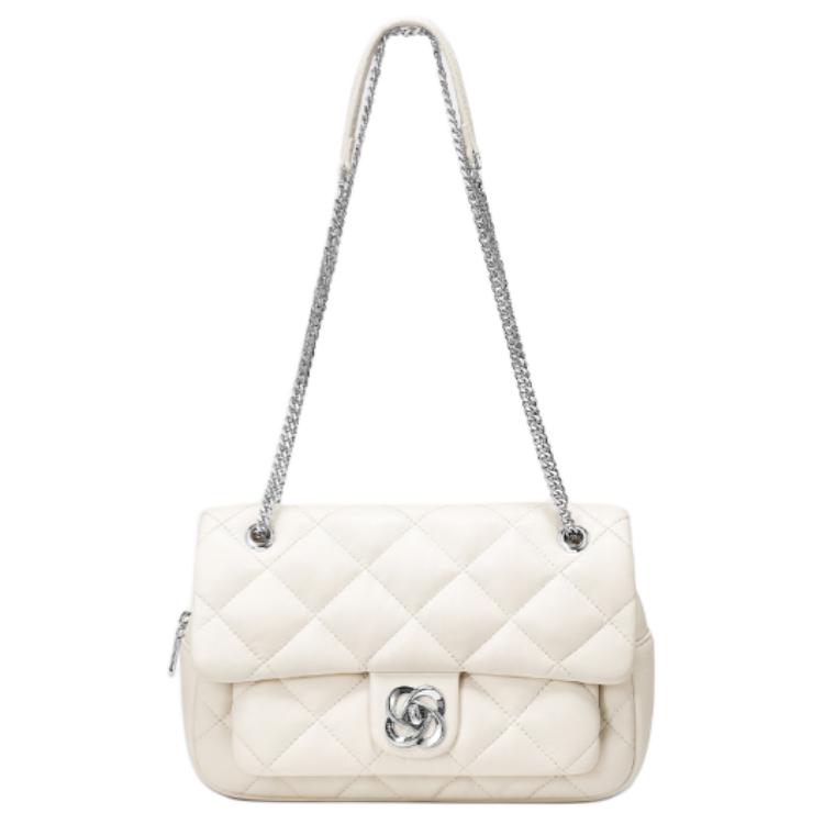 

JUST STAR Синтетическая кожа переносная подмышечная сумка через плечо, Coconut Milk White (Heartbeat Box)