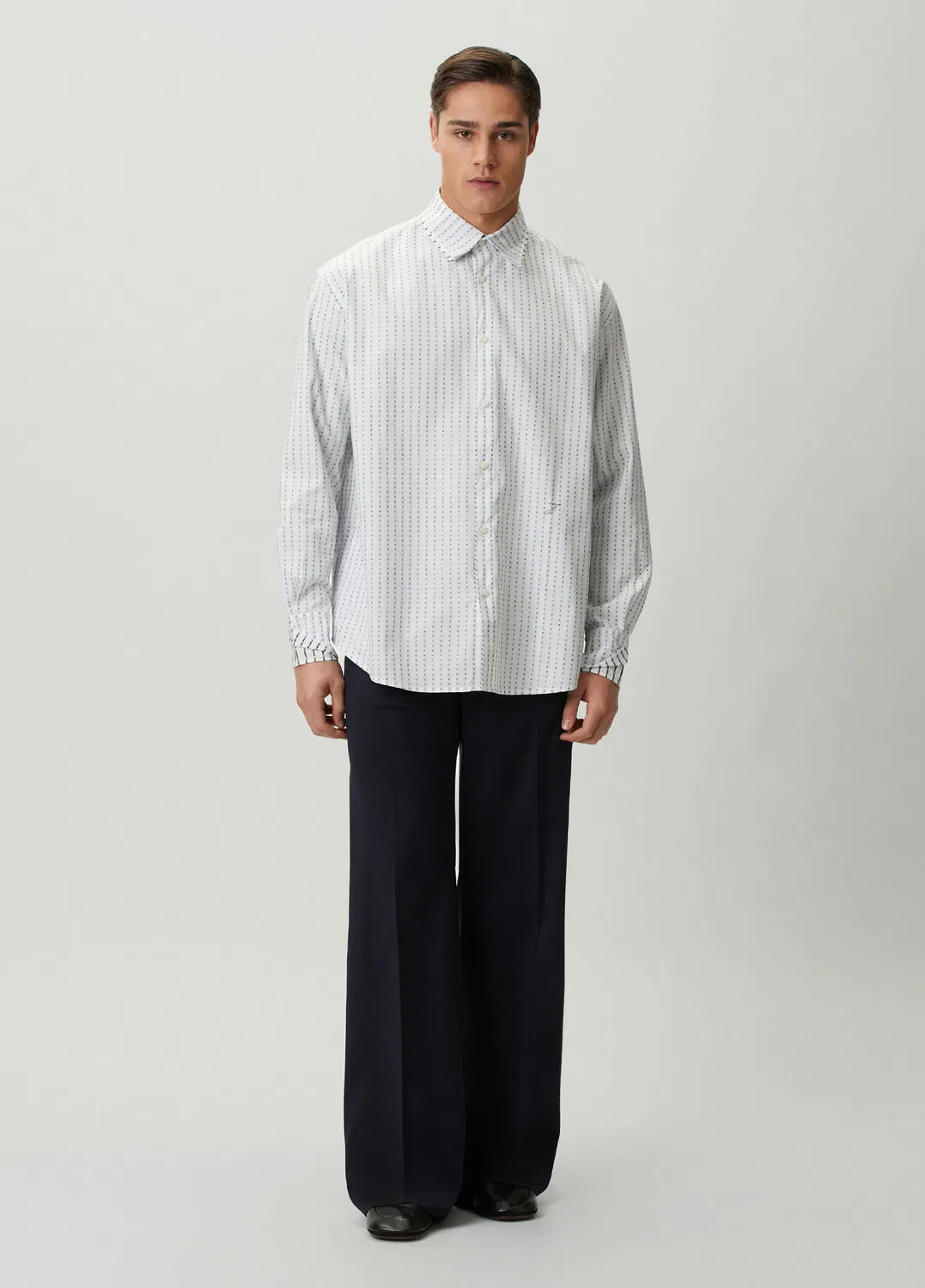 Рубашка Jacquemus, синяя — фото 2