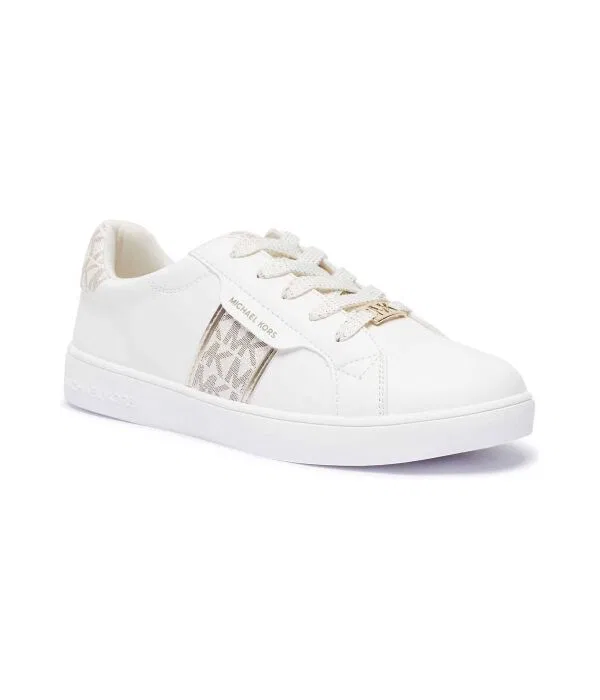 Детские кроссовки для девочек из искусственной кожи Jem Maxine Michael Kors Kids, белый