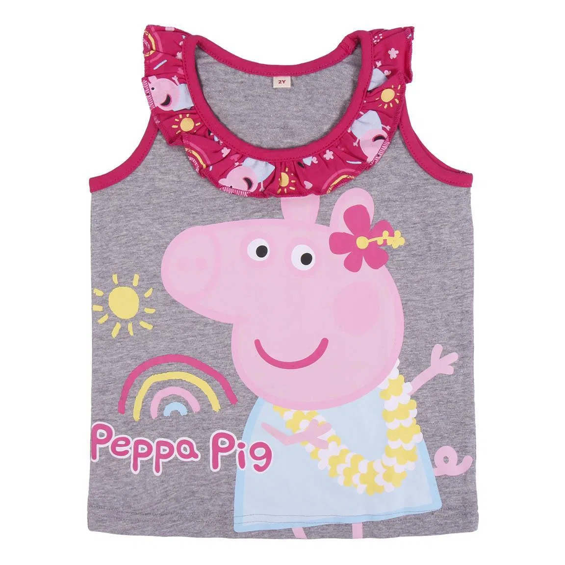 Детский комплект из футболки и шорт с принтом Peppa Pig, Цвет Bunt — фото 2