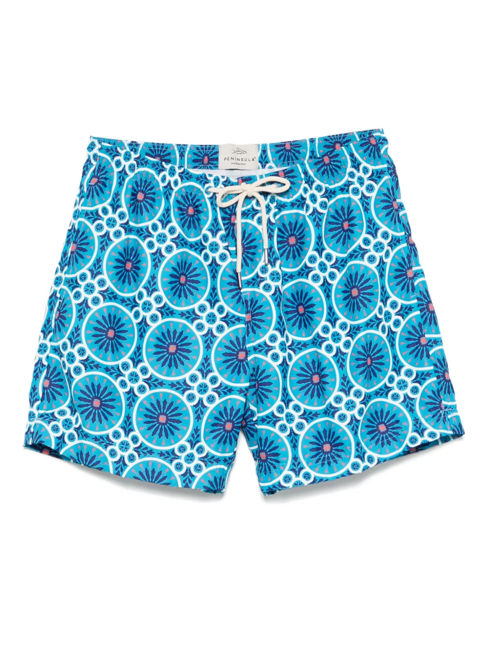 

Шорты с графическим принтом PENINSULA SWIMWEAR, синий