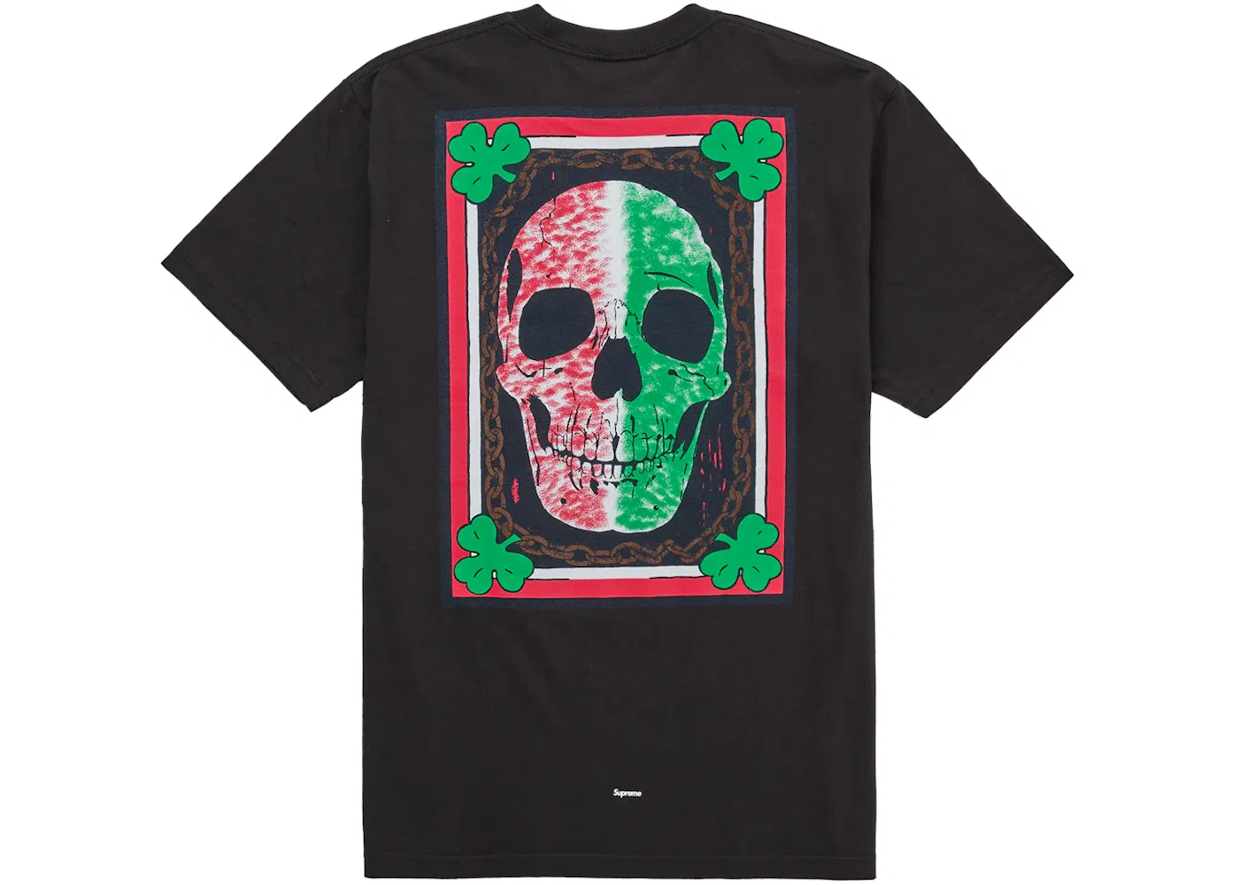 Мужская футболка с принтом Supreme Mike Kelley Banner Tee, Black